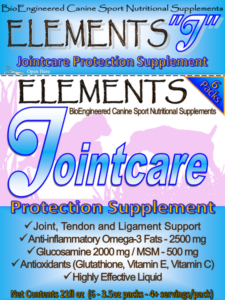 Elements J Jointcare Preventative Supplement 3.5 oz Sport Pack Pouches