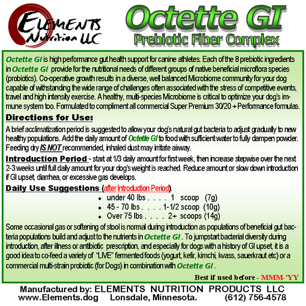 Octette GI Prebiotic Gut Health Supplement