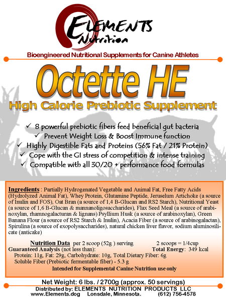 Octette HE High Energy Prebiotic Gut Health Supplement